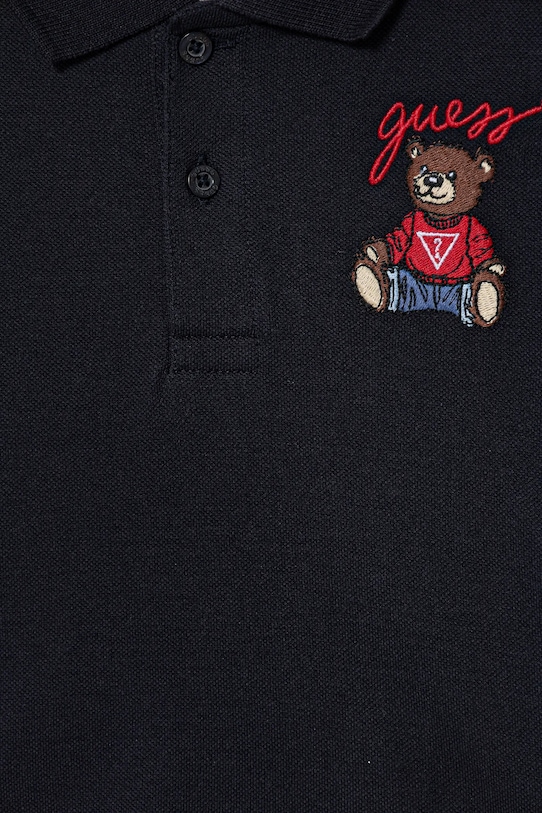 Chłopiec Guess polo bawełniane N6RP02.KADZ4.PPY2 granatowy