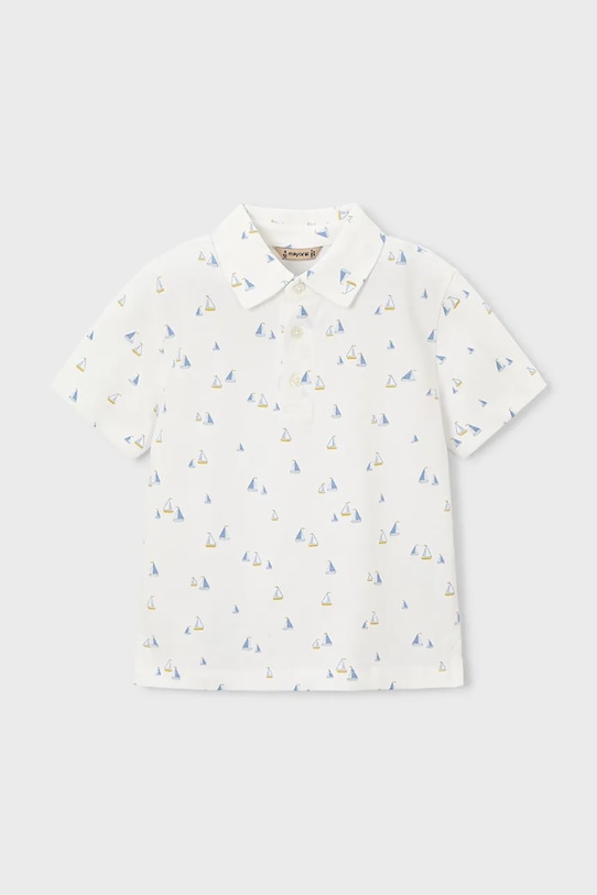 Mayoral polo dziecięce 3101.5A.Mini.PPY2 biały SS26