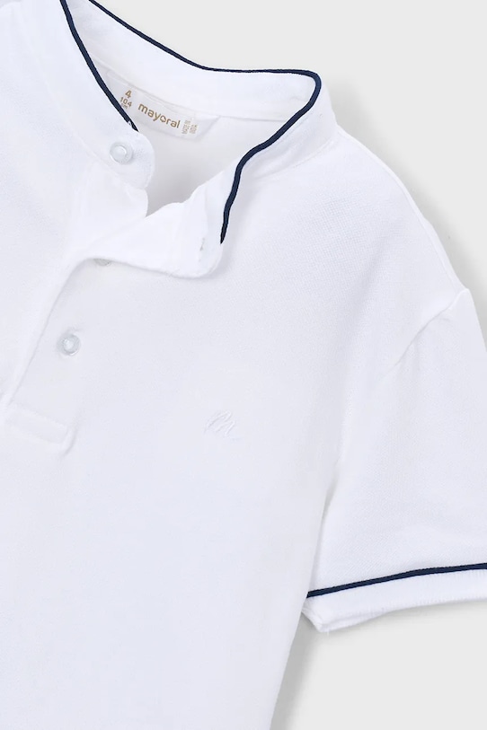 Αγορίστικα Παιδικό πουκάμισο πόλο Mayoral 3102.5B.Mini.PPY2 λευκό