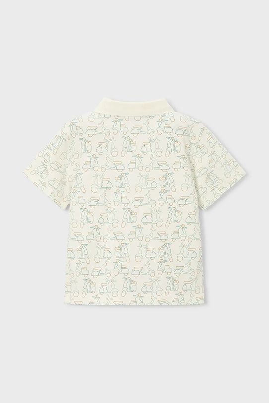 Αγορίστικα Παιδικά βαμβακερά μπλουζάκια πόλο Mayoral 3104.5C.Mini.PPY2 λευκό