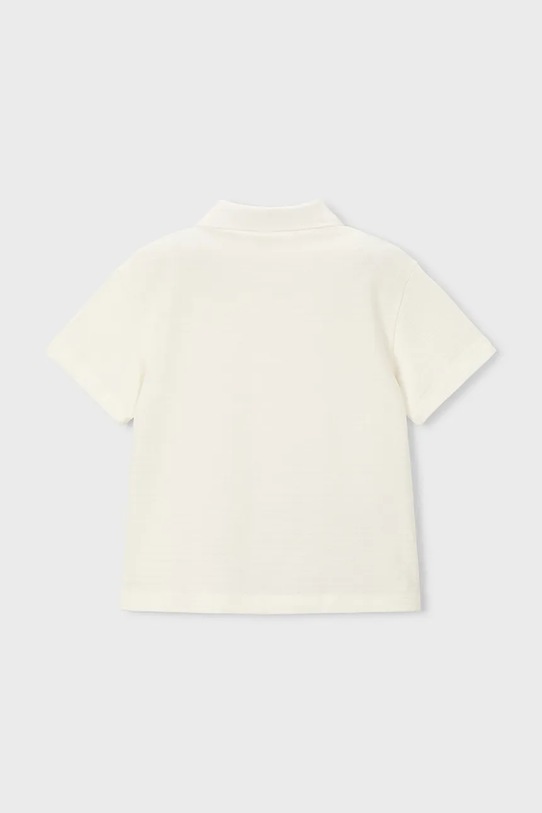 Αγορίστικα Παιδικά βαμβακερά μπλουζάκια πόλο Mayoral 3105.5C.Mini.PPY2 μπεζ