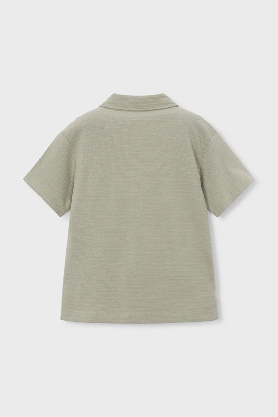 Mayoral tricouri polo din bumbac pentru copii 3105.5C.Mini.PPY2 verde SS26