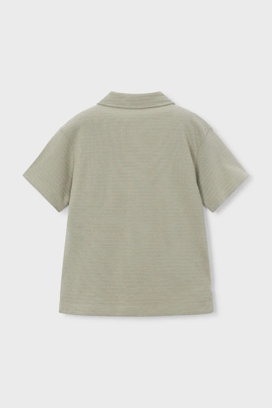 Mayoral tricouri polo din bumbac pentru copii 3105.5C.Mini.PPY2 verde SS26