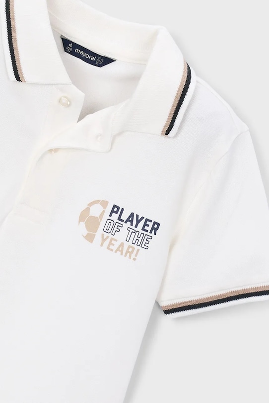 Chłopiec Mayoral polo dziecięce 3108.5G.Mini.PPY2 biały