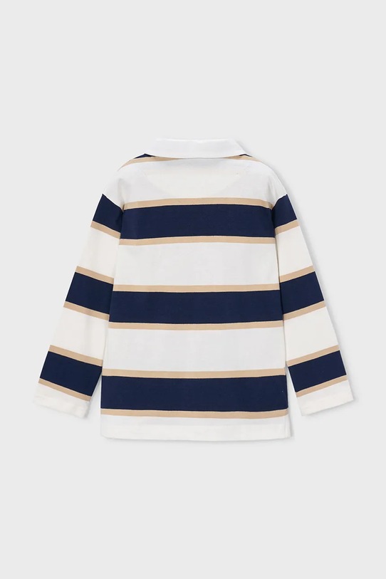 Mayoral longsleeve bawełniany dziecięcy 3111.5E.Mini.PPY2 biały SS26