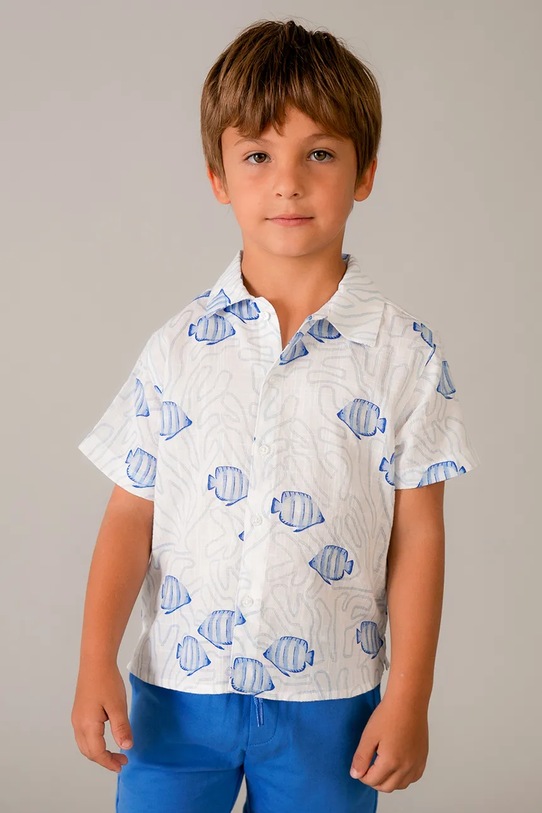 Mayoral polo dziecięce 3115.5D.Mini.PPY2 niebieski