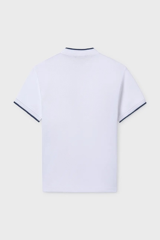 Mayoral polo bawełniane dziecięce 6163.7B.Junior.PPY2 biały SS26