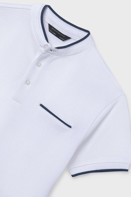 Chłopiec Mayoral polo bawełniane dziecięce 6163.7B.Junior.PPY2 biały