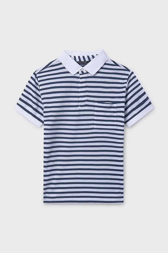 Mayoral polo bawełniane dziecięce bawełna biały 6164.7B.Junior.PPY2