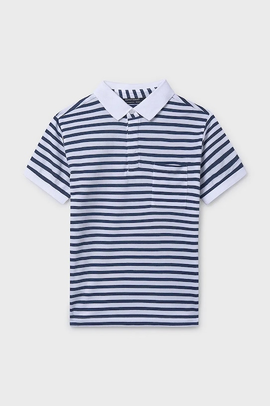 Mayoral polo bawełniane dziecięce bawełna biały 6164.7B.Junior.PPY2