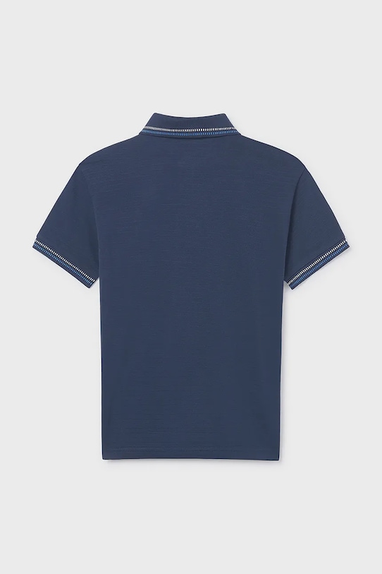 Chłopiec Mayoral polo bawełniane dziecięce 6164.7B.Junior.PPY2 granatowy