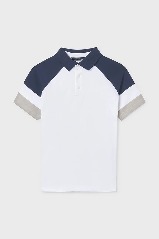 Otroški polo Mayoral 6165.7D.Junior.PPY2 bela SS26