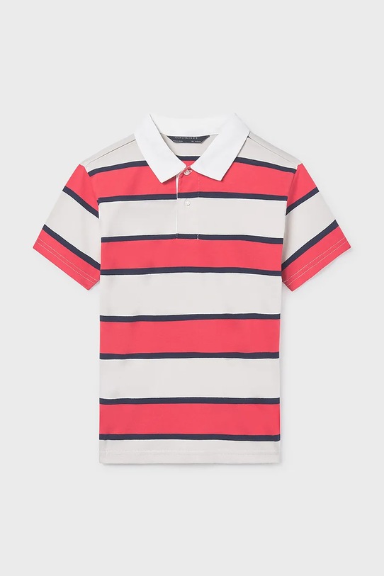 Otroški bombažen polo Mayoral 6167.7E.Junior.PPY2 bež SS26