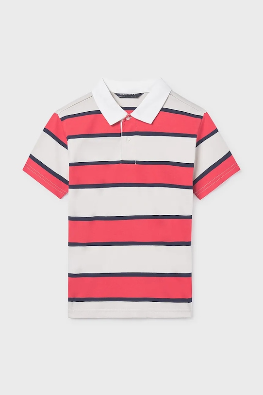 Otroški bombažen polo Mayoral 6167.7E.Junior.PPY2 bež SS26