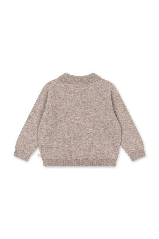 Konges Sløjd sweter wełniany dziecięcy BASI POLO KS104662.PPY2 beżowy SS26