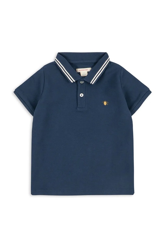 Konges Sløjd polo bawełniane dziecięce FLORIAN POLO SHIRT GOTS KS104814.PPY2 granatowy SS26