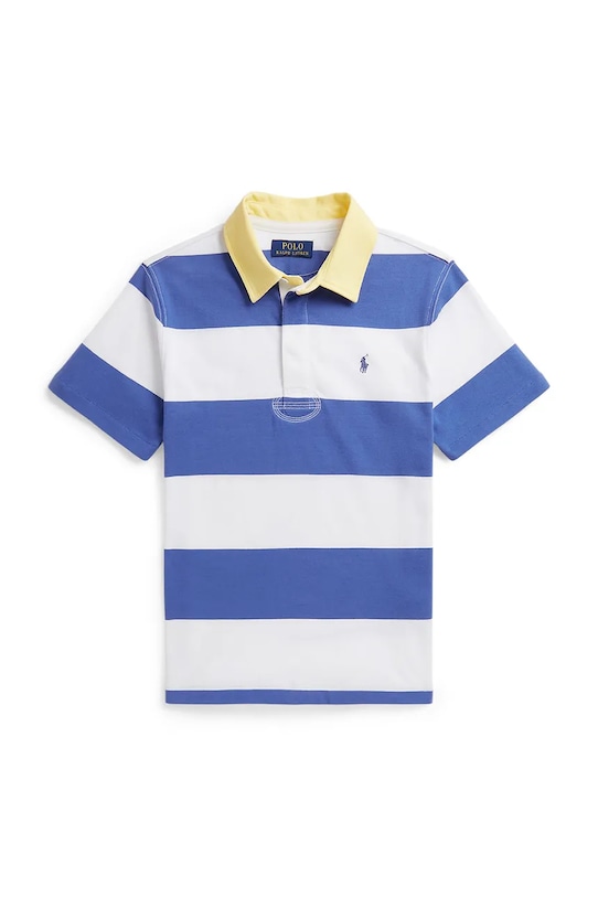 Pamučna polo majica Polo Ralph Lauren 323A12250004 plava SS26