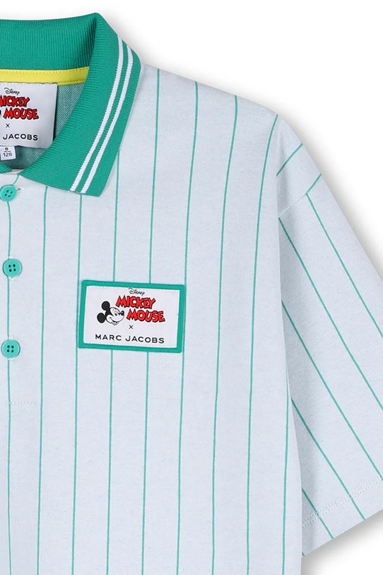 Dječaci Marc Jacobs polo za djecu s pamukom W60777.114.150 tirkizna