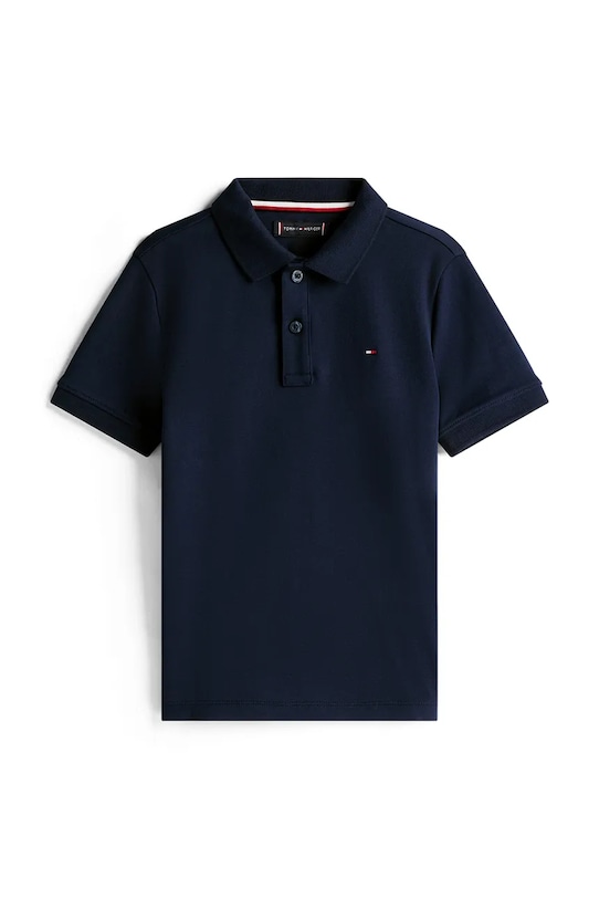 Tommy Hilfiger polo dziecięce bawełniane KB0KB10007.128.176.PPY2 granatowy SS26