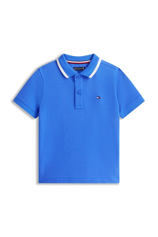 Tommy Hilfiger polo dziecięce bawełniane KB0KB10323.92.176.PPY2 niebieski SS26