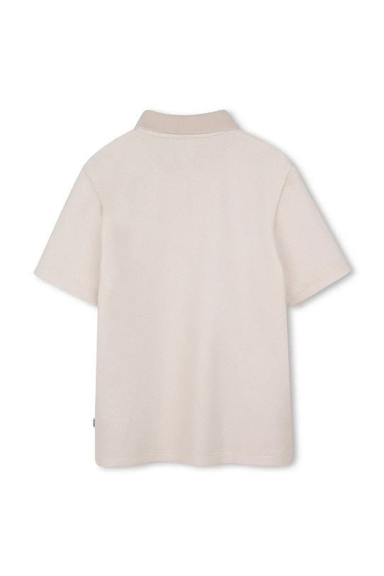 BOSS tricouri polo din bumbac pentru copii J52961.114.150 bej SS26