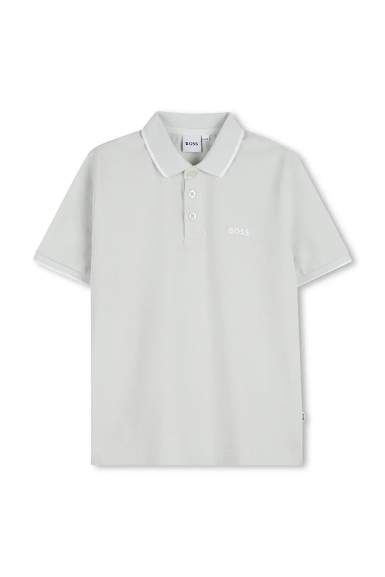 Dječja polo majica BOSS s elastinom tirkizna J53169.162.174