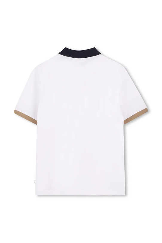 Dětské polo tričko BOSS J52955.162.174 bílá SS26