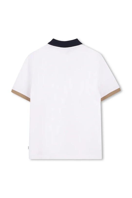 Dětské polo tričko BOSS J52955.162.174 bílá SS26