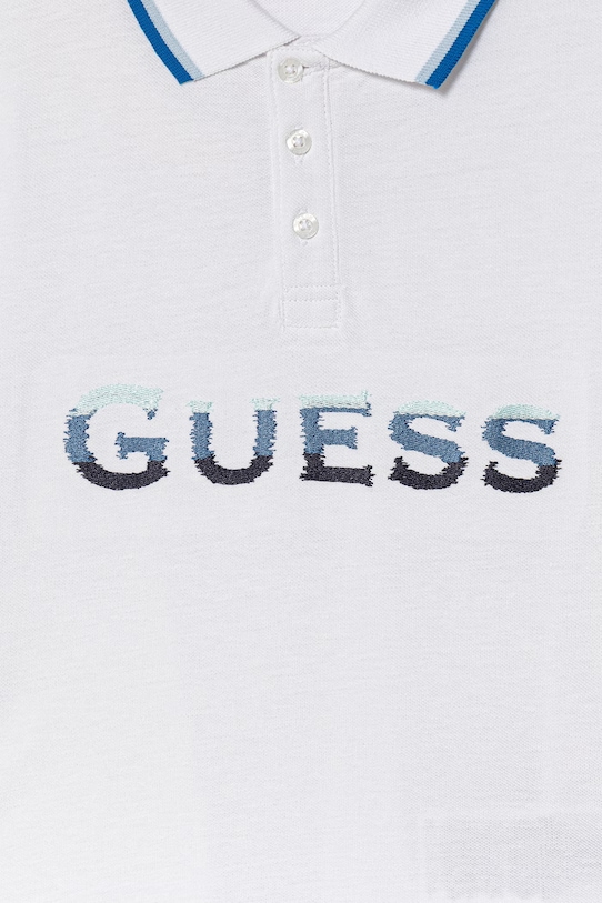 Мальчик Детское хлопковое поло Guess L6GP00.KADZ4.PPY2.M белый