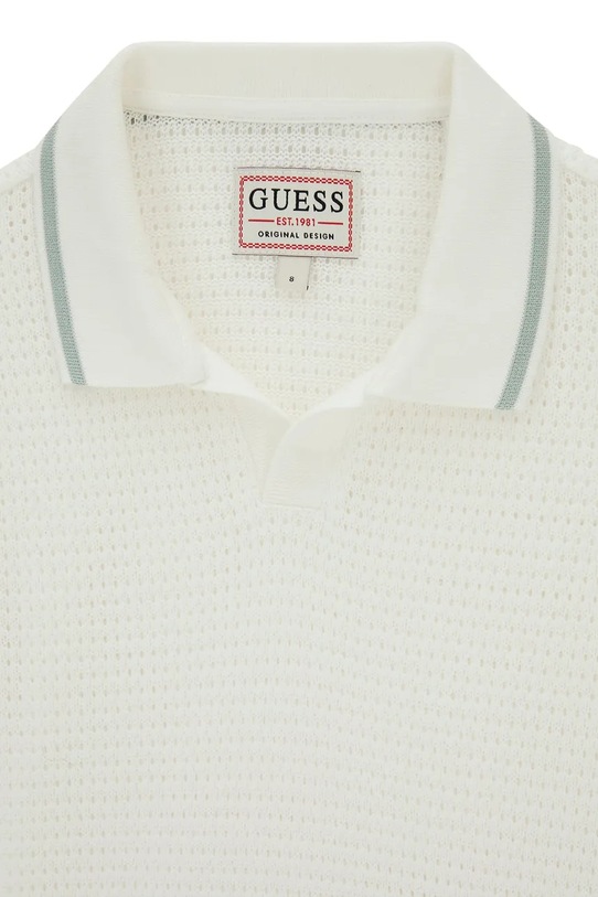 Guess polo dziecięce biały L6GP08.KG520.PPY2.M