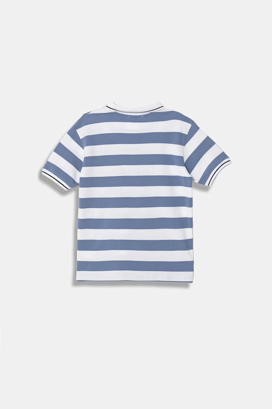 United Colors of Benetton polo dziecięce bawełniane 37JJC3023.G.Stagionale niebieski SS26