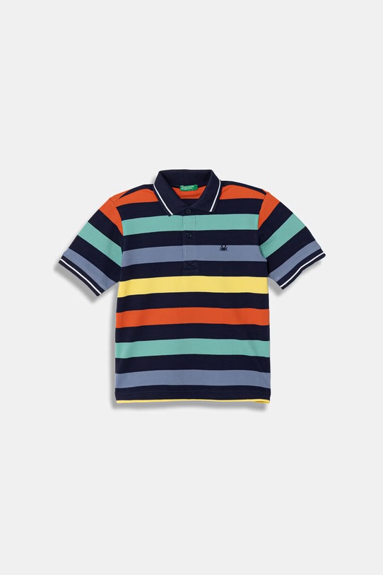 United Colors of Benetton polo dziecięce bawełniane multicolor 37JJC3023.G.Stagionale