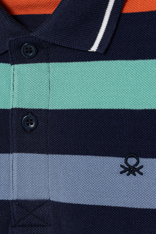 Chłopiec United Colors of Benetton polo dziecięce bawełniane 37JJC3023.G.Stagionale multicolor