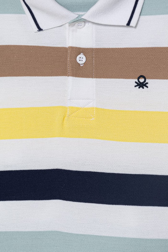 Αγορίστικα United Colors of Benetton πόλο Παιδικό βαμβακερό 37JJC3023.G.Stagionale πολύχρωμο