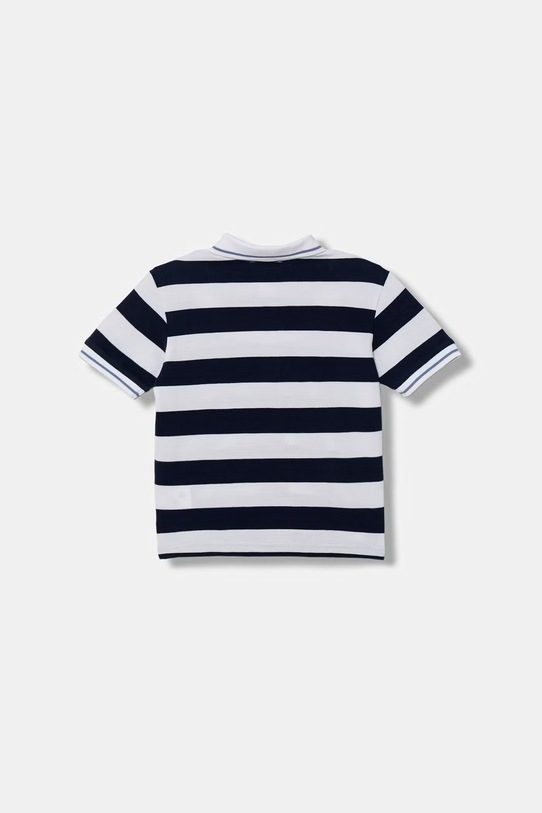 United Colors of Benetton polo dziecięce bawełniane 37JJG3012.P.Stagionale granatowy SS26