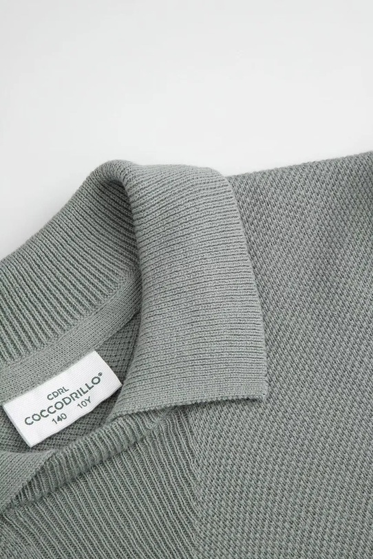 Chlapec Coccodrillo polo tričko detské bavlnené WC6172101EJB zelená