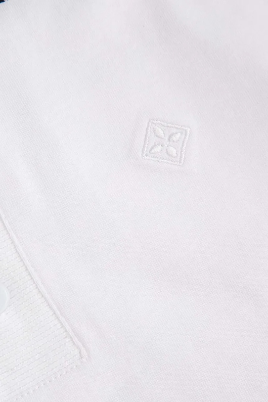 Coccodrillo polo tričko detské s bavlnou biela WC6143603EJB
