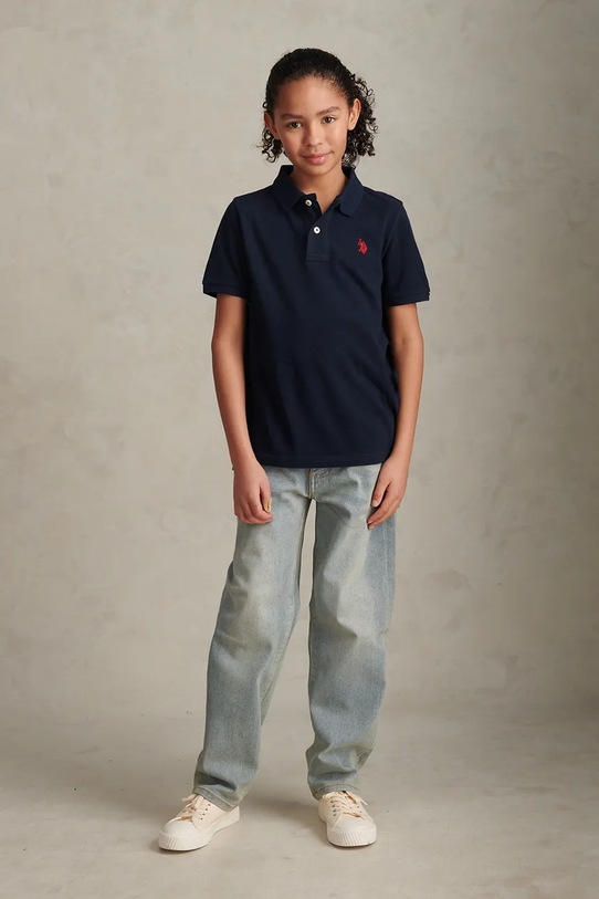 CHLAPEC U.S. Polo Assn. polo pánské bavlněné USP3312 námořnická modř