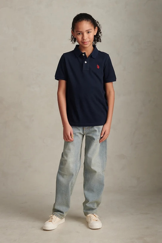 CHLAPEC U.S. Polo Assn. polo pánské bavlněné USP3312 námořnická modř