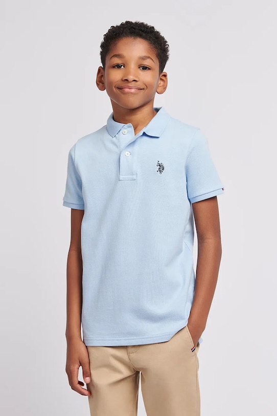 U.S. Polo Assn. polo dětské bavlněné modrá USP2369