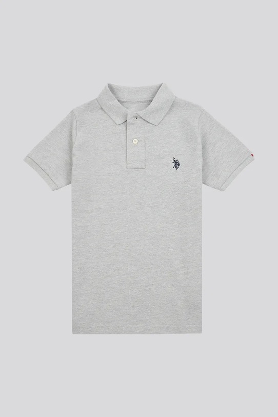 U.S. Polo Assn. polo dětské bavlněné USP2369 šedá SS26