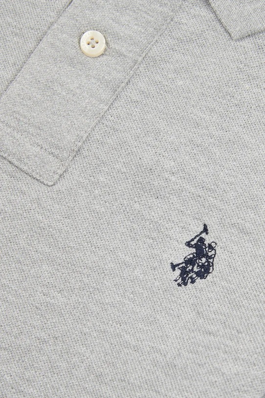 U.S. Polo Assn. polo dětské bavlněné šedá USP2369