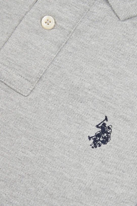 U.S. Polo Assn. polo dětské bavlněné šedá USP2369