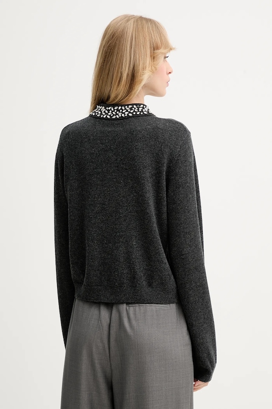 Odzież Gestuz sweter wełniany 10910778 szary