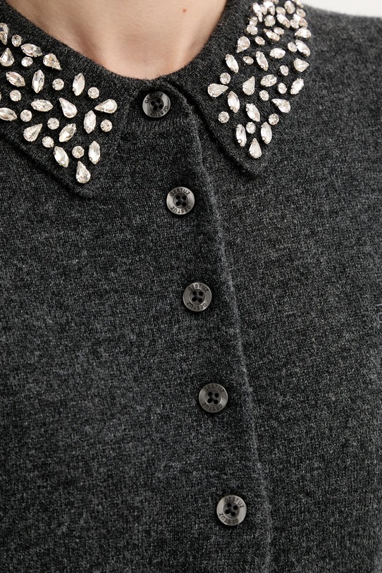 Gestuz sweter wełniany 10910778 szary