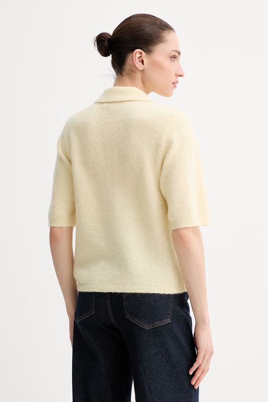 Odzież Gestuz sweter z dodatkiem wełny 10910852 żółty