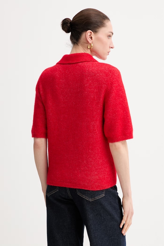 Odzież Gestuz sweter z dodatkiem wełny 10910852 czerwony