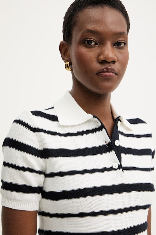 MM by Max Mara poló CARIOCA fehér 2616361137600