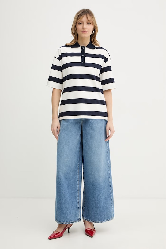 MM by Max Mara polo ABETAIA 2616951017600 granatowy SS26