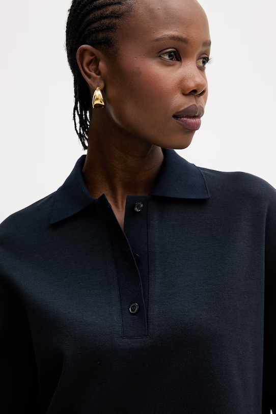 Polo tričko MM by MaxMara ABETAIA tmavomodrá 2616951017600